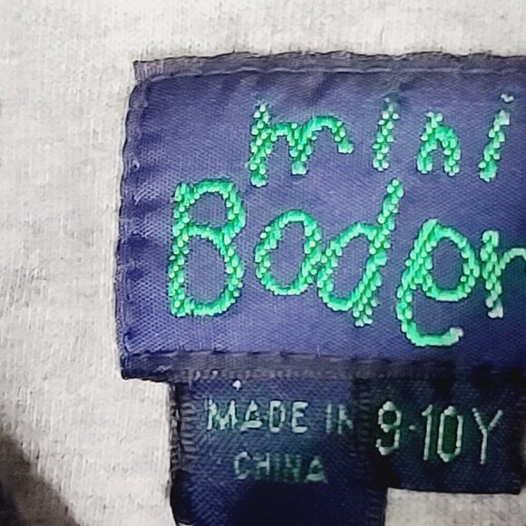 Mini Boden Black Girls Peacoat size 9-10 years - Picture 2 of 8